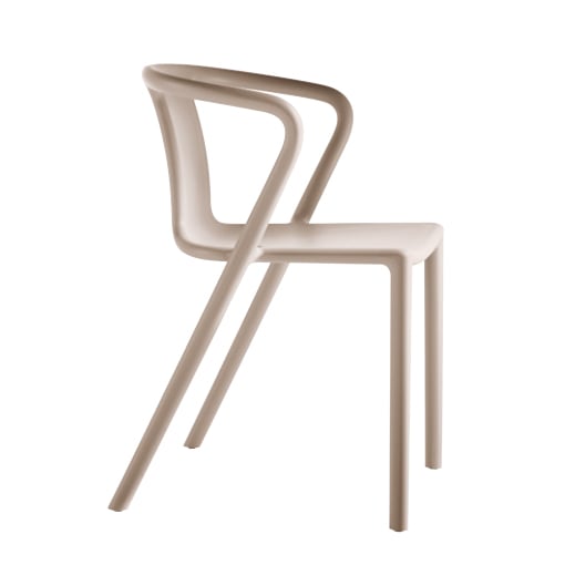 magis air armchair stuhl mit armlehne beige