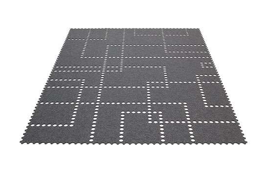 Hey-Sign Stamp Teppich (140x200cm) - hey_sign_farbe:01 anthrazit
