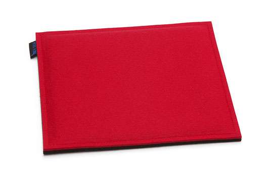Hey-Sign quadratische Sitzauflage 2 x 3mm mit Schaumstofffüllung - hey_sign_untere_farbe:unten 01 anthrazit mit Antirutsch|hey_sign_groesse:Ø 35cm|hey_sign_farbe:obere Wunschfarbe im Bemerkungsfeld angeben