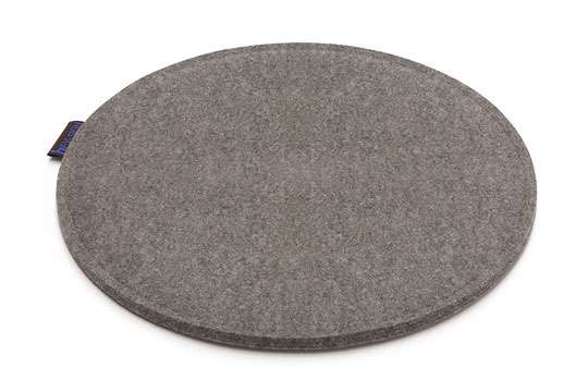 Hey-Sign runde Sitzauflage 2 x 3mm mit Schaumstofffüllung - hey_sign_untere_farbe:unten 01 anthrazit mit Antirutsch|hey_sign_groesse:Ø 35cm|hey_sign_farbe:obere Wunschfarbe im Bemerkungsfeld angeben