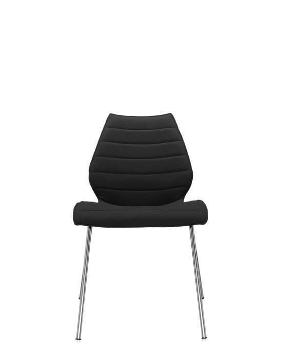 Kartell Maui Soft Stuhl Trevira schwarz