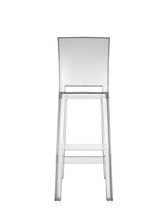 kartell one more please barhocker transparent rueck