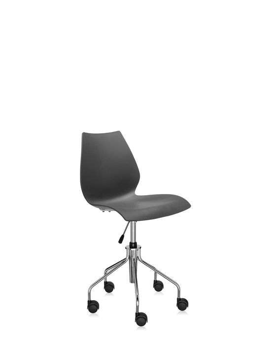 kartell maui buerostuhl anthrazit seite