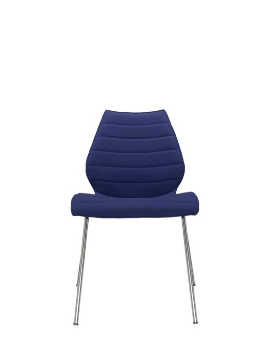 Kartell Maui Soft Stuhl Trevira blau