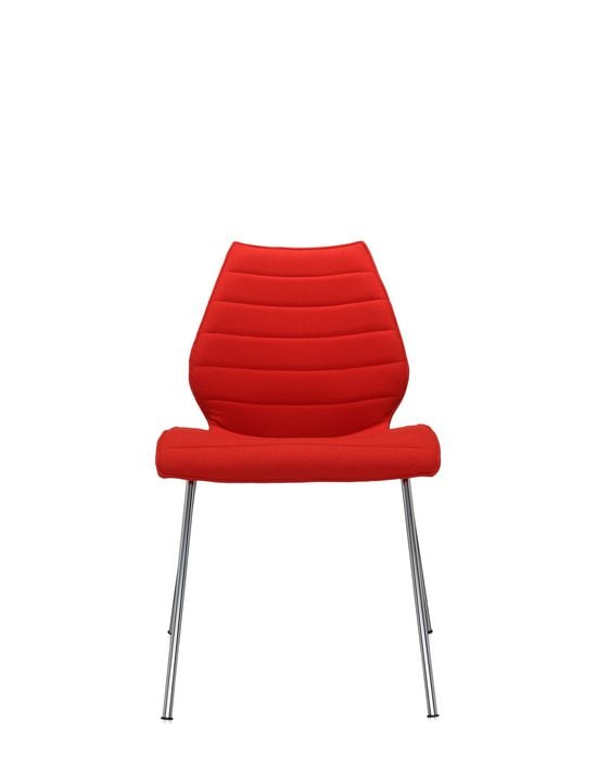 Kartell Maui Soft Stuhl Trevira rot