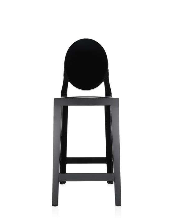 kartell one more barhocker schwarz front