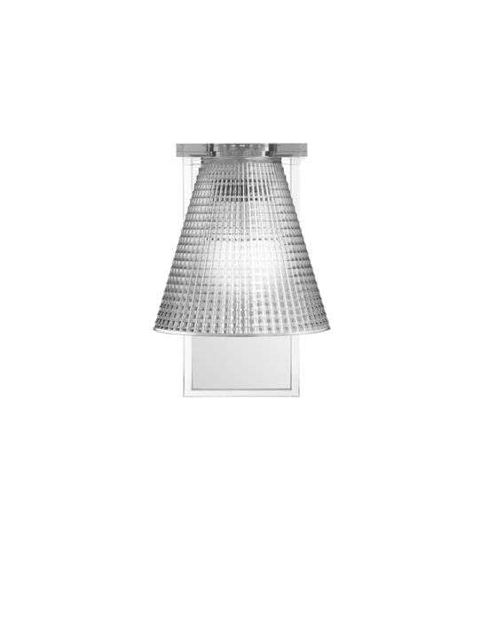 kartell light air wandleuchte transparent 1