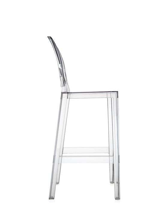 kartell one more barhocker transparent seite ii