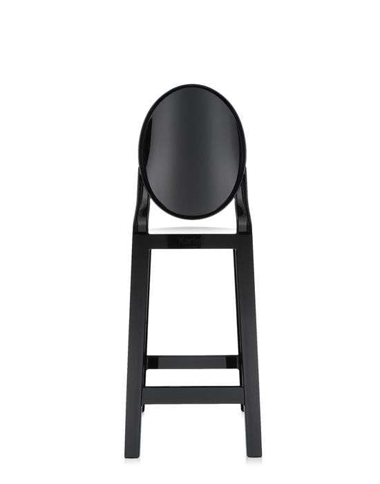 kartell one more barhocker schwarz rueck