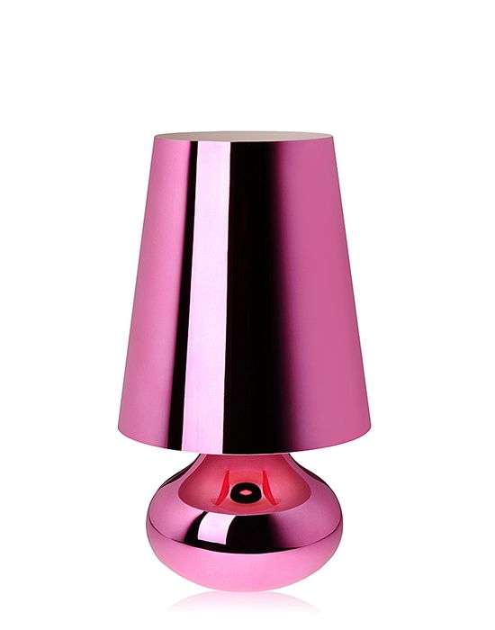 kartell cindy tischleuchte fuchsia seite