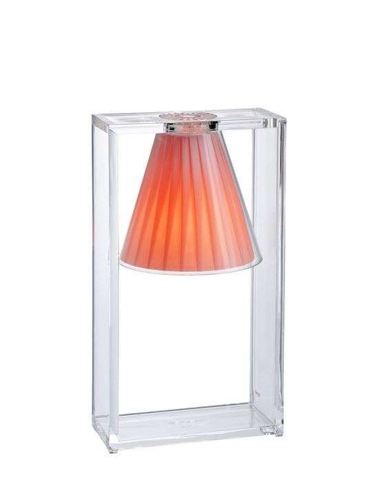 kartell light air tischleuchte rosa seite