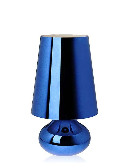 kartell cindy tischleuchte blau seite