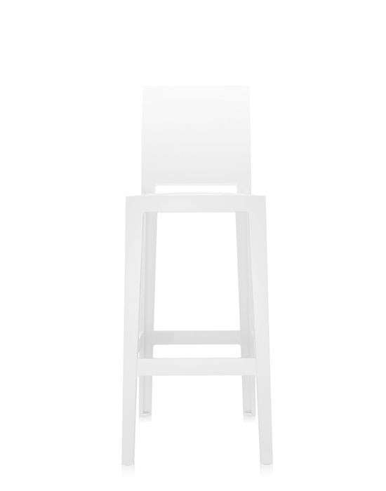 kartell one more please barhocker weiss front