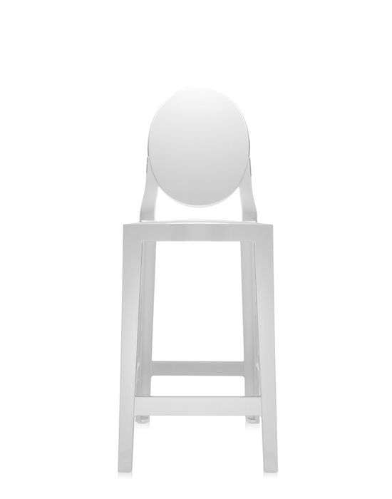 kartell one more barhocker weiss front