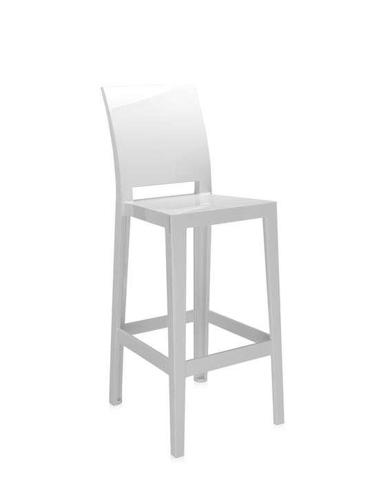Kartell One More Please Barhocker eckig - H 75cm / weiß - Lagerabverkauf - Aussteller 1