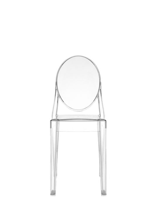 Kartell Victoria Ghost Stuhl glasklar Front