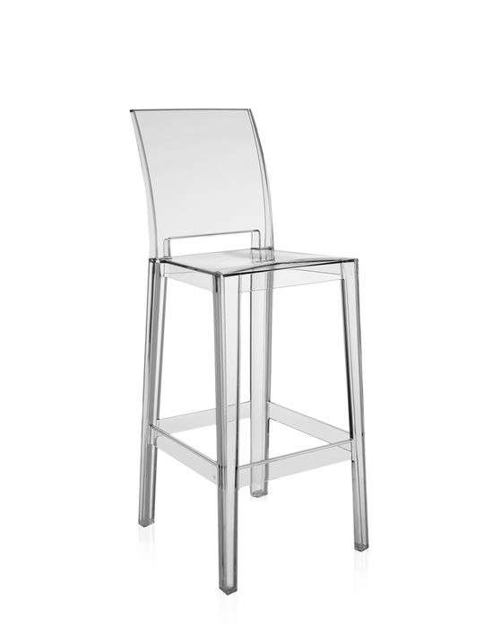 kartell one more please barhocker transparent seite