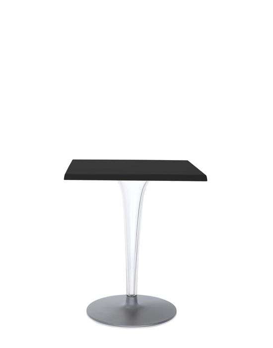 kartell top top bistrotisch outdoor rund quadratisch schwarz