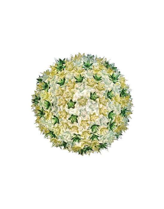 kartell bloom wand deckenleuchte 45 minzgruen front