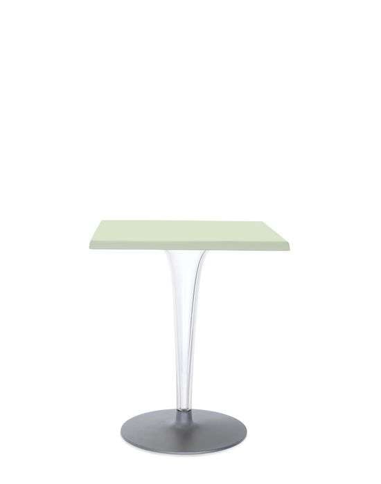 kartell top top bistrotisch outdoor rund quadratisch gruen