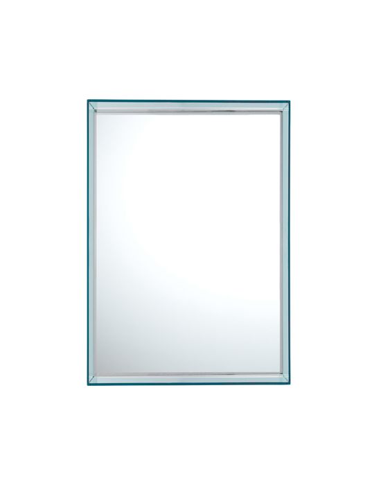 Kartell Only Me Spiegel - 50 x 70cm, blau transparent - Transportschaden