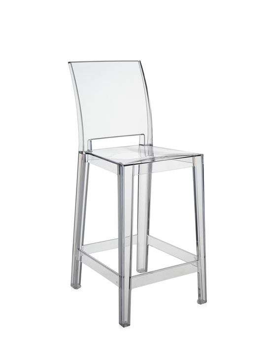 kartell one more please barhocker 65 transparent seite