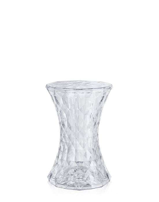 kartell stone hocker transparent