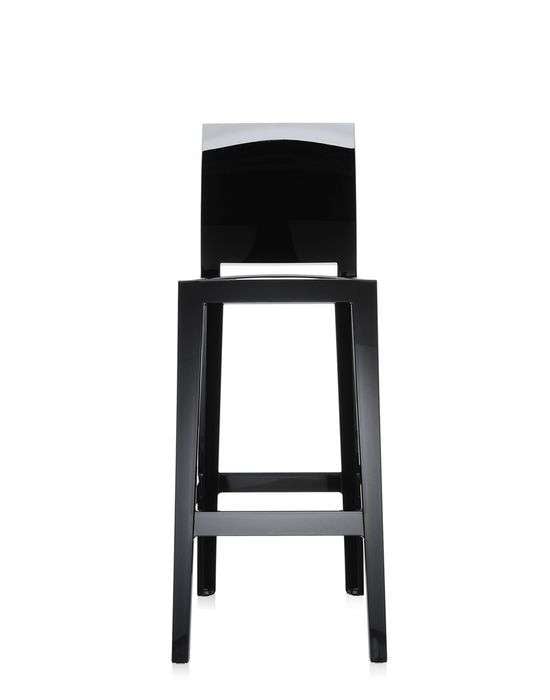 kartell one more please barhocker schwarz front