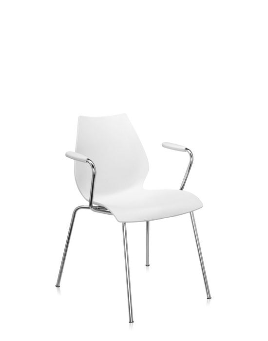 kartell maui stuhl mit armlehnen 02 zinkweiss5a05c77980432