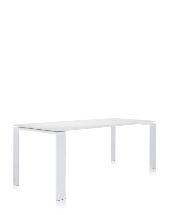 Kartell Four Tisch - 190 x 79cm, weiß - Versandschaden