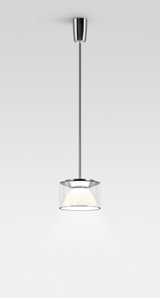 serien lighting Drum Suspension M Pendelleuchte mit Tube Rohrabhängung