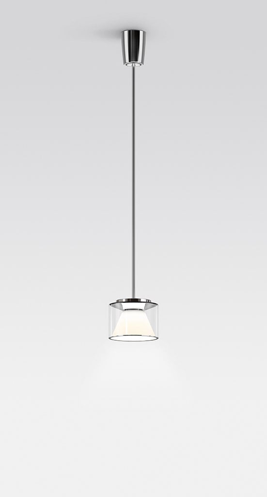 serien lighting Drum Suspension S Pendelleuchte mit Tube Rohrabhängung