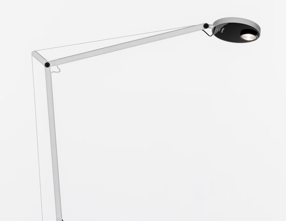 artemide demetra lettura professional tischleuchte weiss