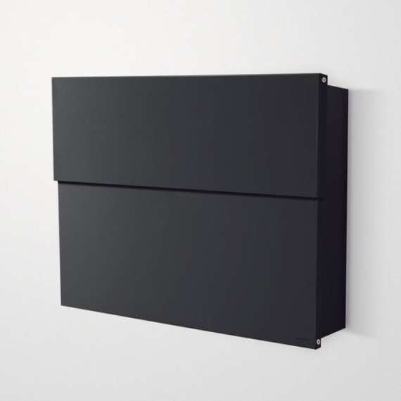 radius design letterman xxl 2 briefkasten schwarz