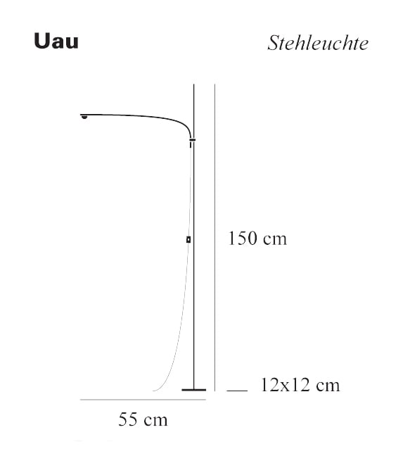 catellani smith uau stehleuchte 05 abmessung