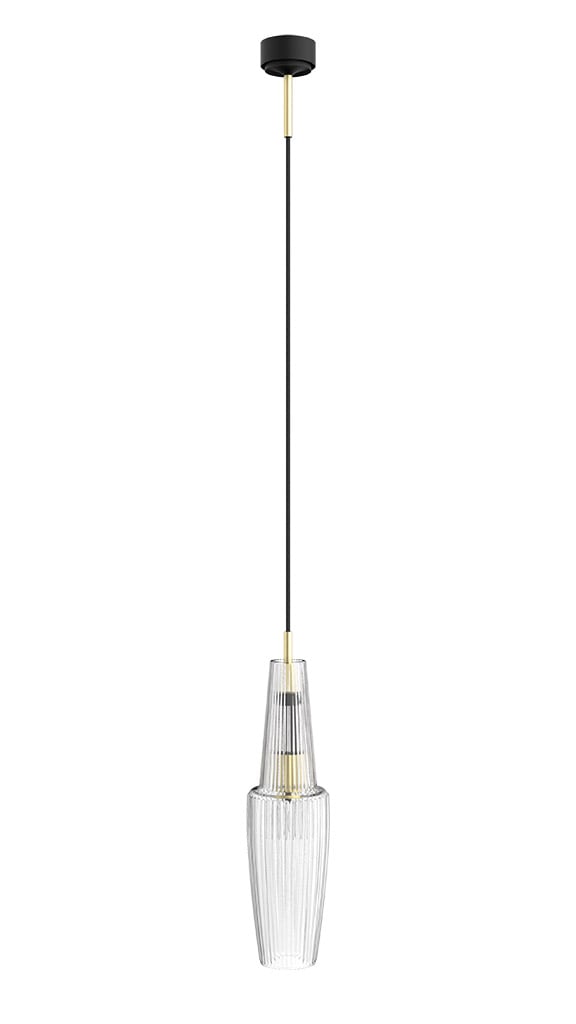 mawa-design-pisa-pendelleuchte-gangkofner-edition-frei-kabel-schwarz-pendel-schwarz-messing-minimal-schirm-klar