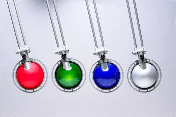 Luceplan Berenice Piccola Wandleuchte, alu - Luceplan Gestellfarbe:aluminium|Luceplan Farbe:schwarzer Metallreflektor
