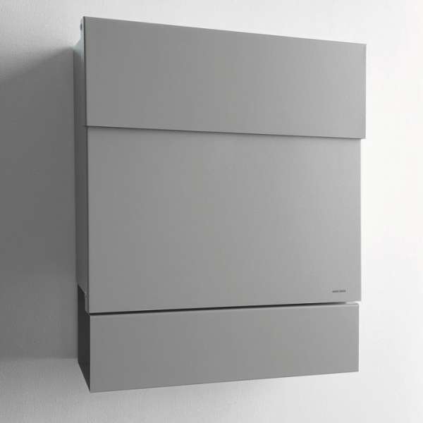 radius design letterman 5 briefkasten silber