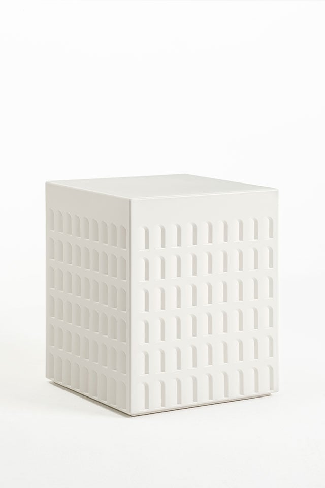 Kartell Eur Hocker weiss