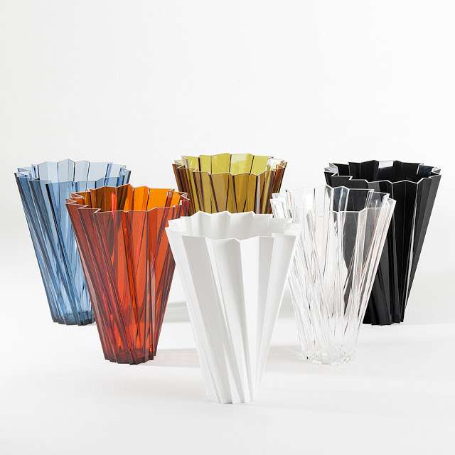 Kartell Shanghai Vase - Kartell Farbe:weiß glänzend