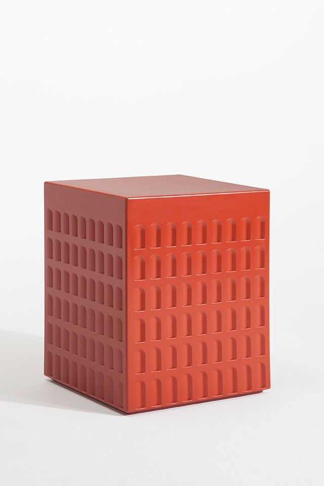 Kartell Eur Hocker rot