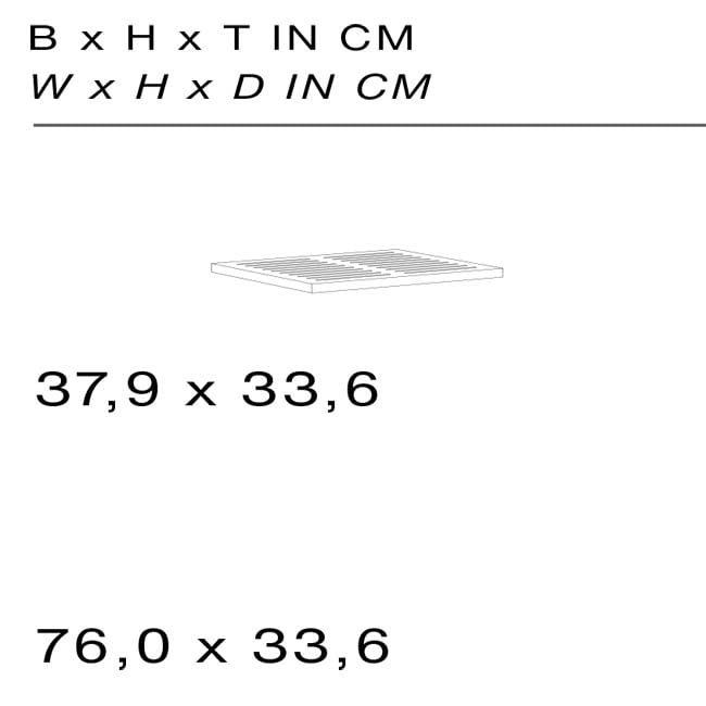 Schönbuch Urban Schuhboden für Lowboard und Sideboard Kommode