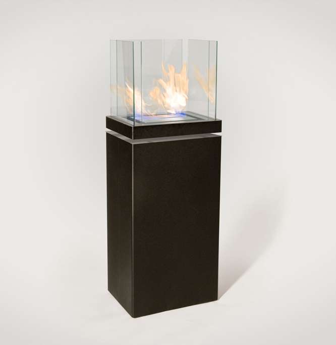 radius design high flame ethanol kamin schwarz matt klare scheiben 2 2