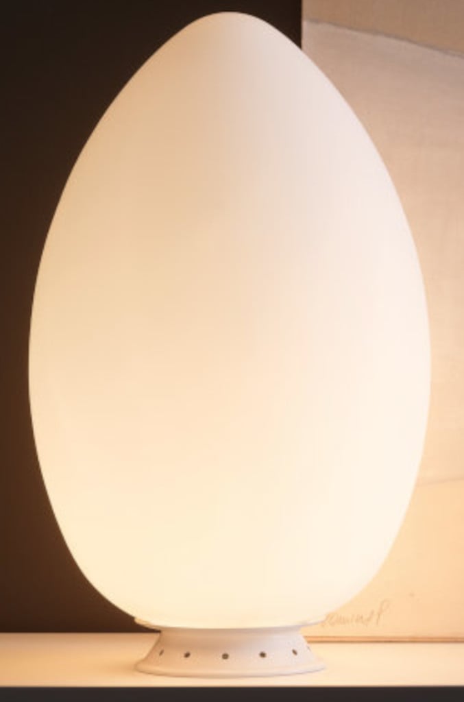 Fontana Arte Uovo Tischleuchte / Akkuleuchte - weiß - Lagerabverkauf