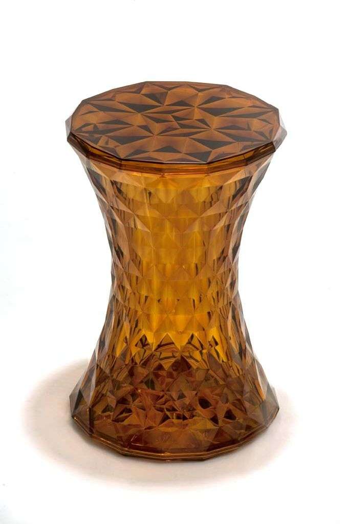 Kartell Stone Hocker - Kartell Farbe:bernstein transparent