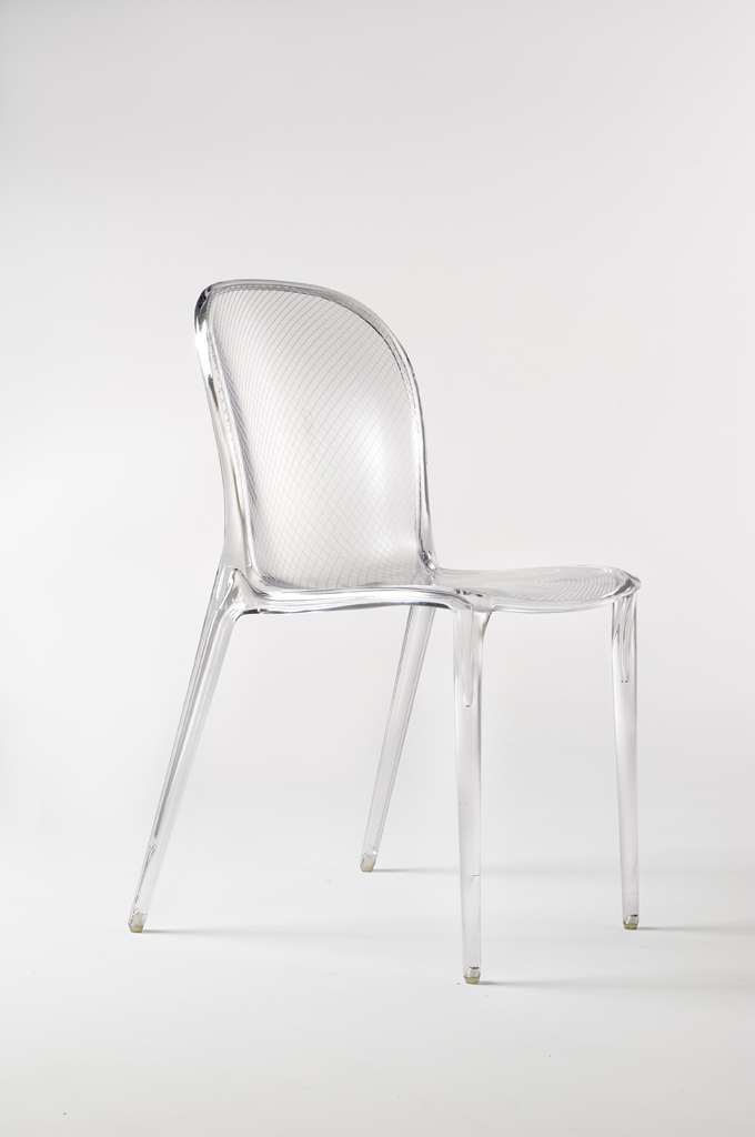 Kartell Thalya Stuhl - Kartell Farbe:rauchgrau transparent