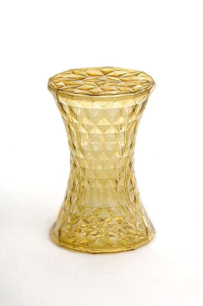 Kartell Stone Hocker - Kartell Farbe:bernstein transparent