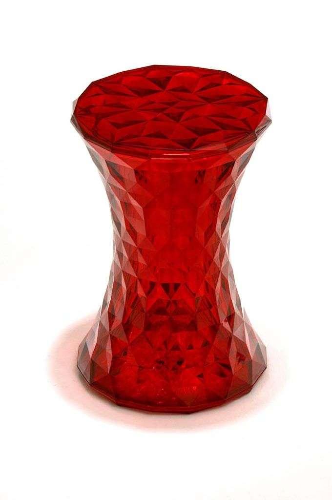 Kartell Stone Hocker - Kartell Farbe:bernstein transparent