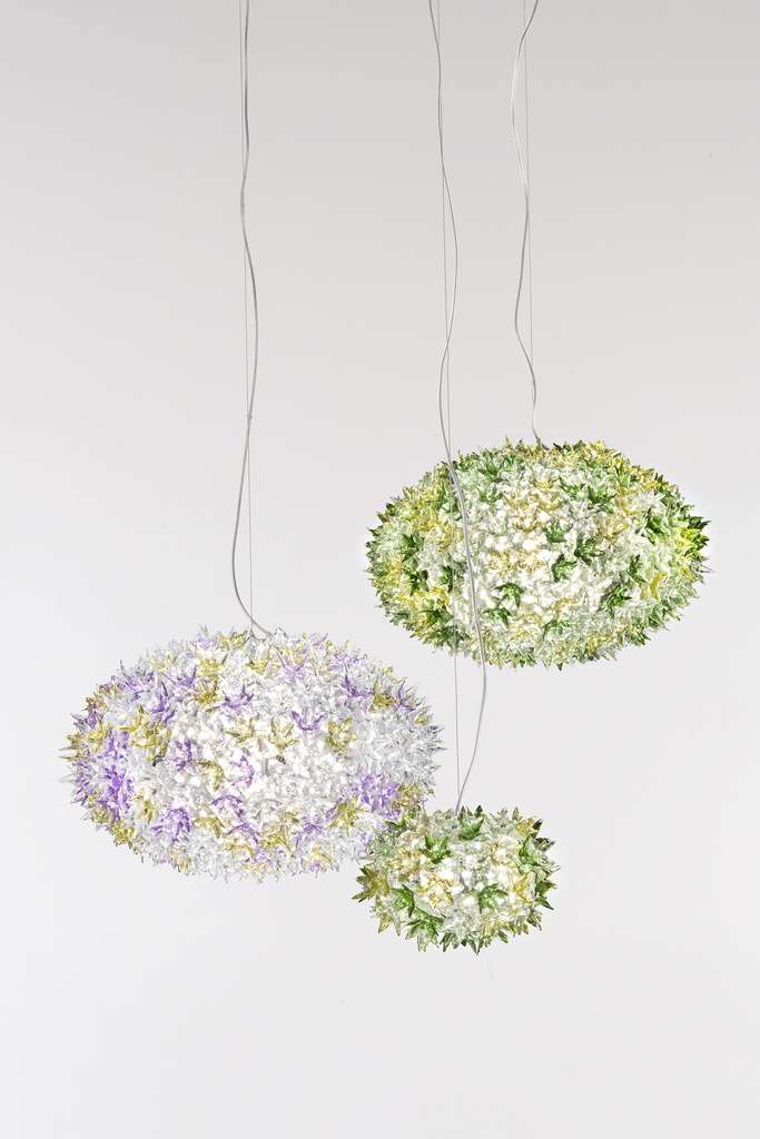 Kartell Bloom Pendelleuchte rund - Kartell Ausführung:Ø 28cm|Kartell Farbe:glasklar transparent
