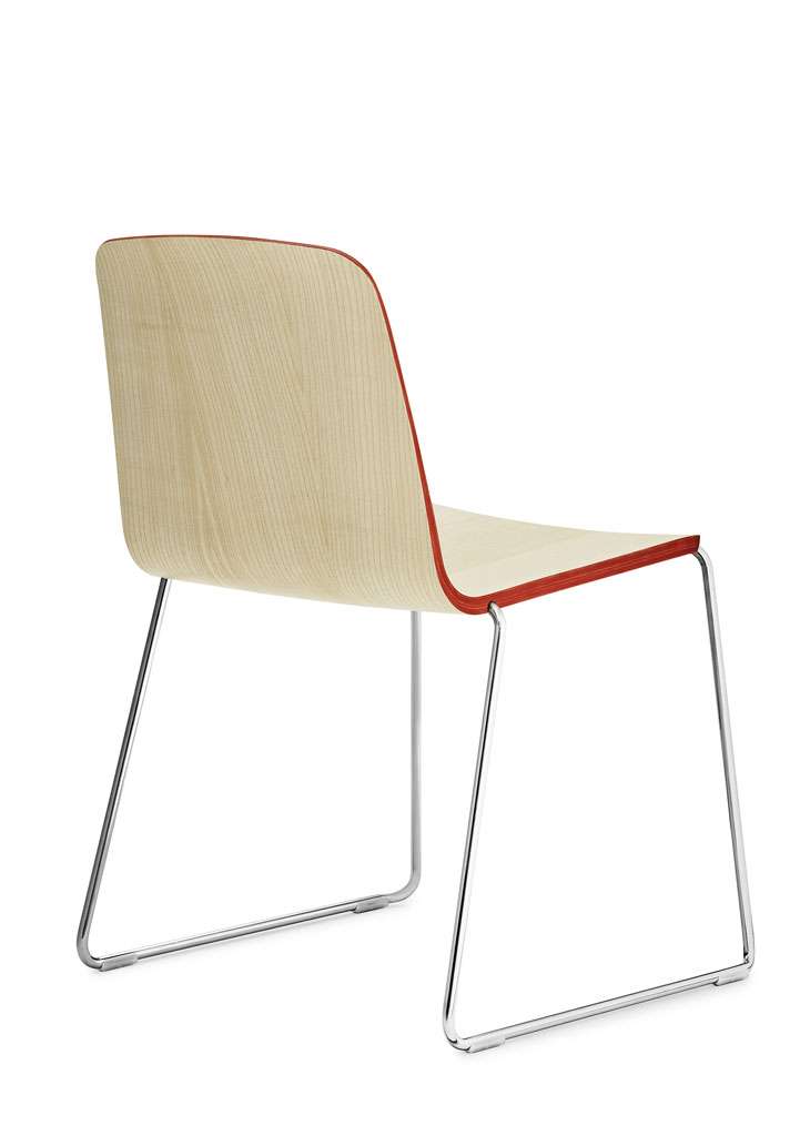 normann copenhagen just chair esche rot chrom von hintne